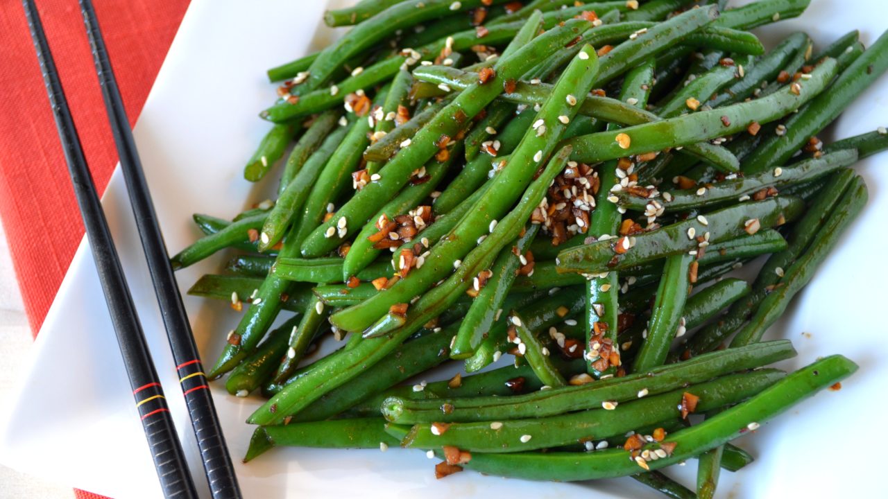 Asian Style Stir Fried Green Beans