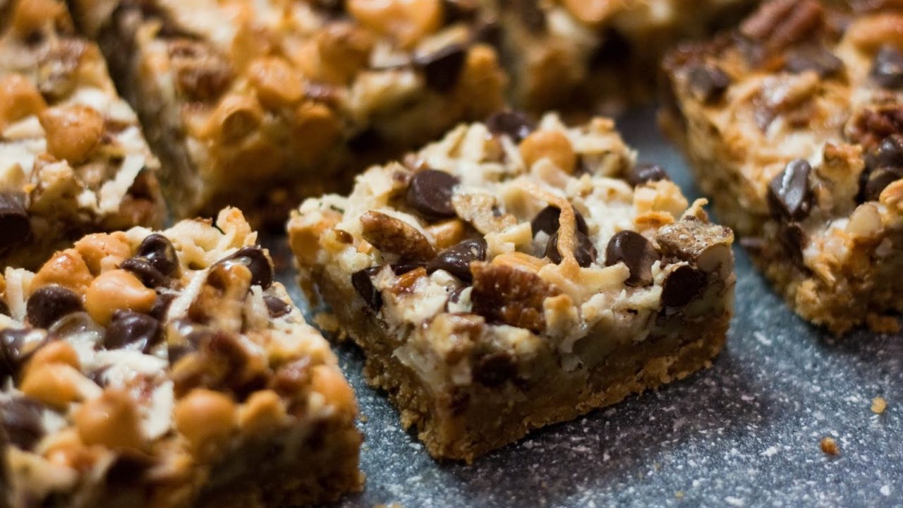 Magic Cookie Bars Totallychefs