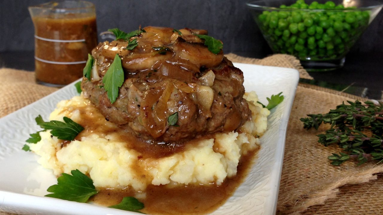 Salisbury Steak with Mushroom Gravy